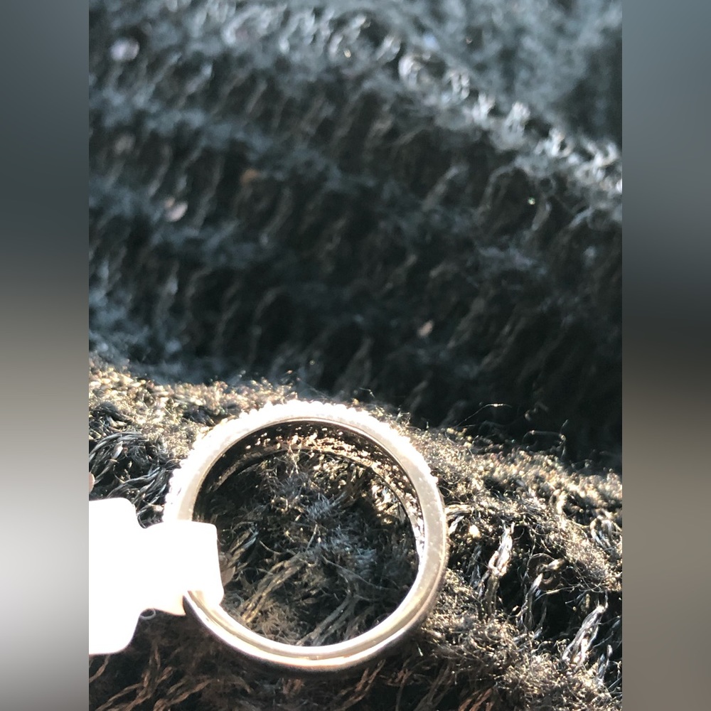 Austrian Crystal Silver Tone Ring - Picture 6 of 10